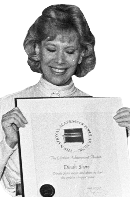 Dinah Shore SHOF 1982 Sammy Cahn Lifetime