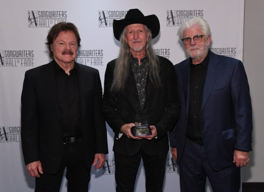 SHOF 25 Gala Tom Johnston Patrick Simmons and Michael Mc Donald 2025 Inductees