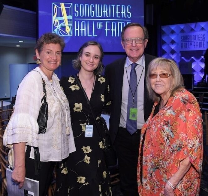 SHOF 25 Gala Christina Mason Rebecca Castagna Anthony Mason and Linda Moran