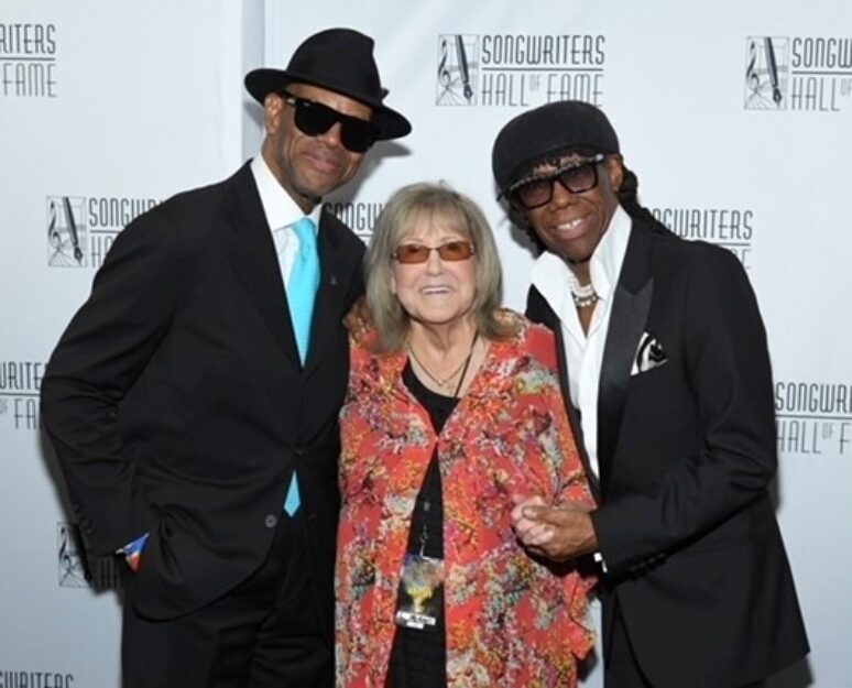 SHOF 25 Gala Jimmy Jam Linda Moran and Nile Rodgers