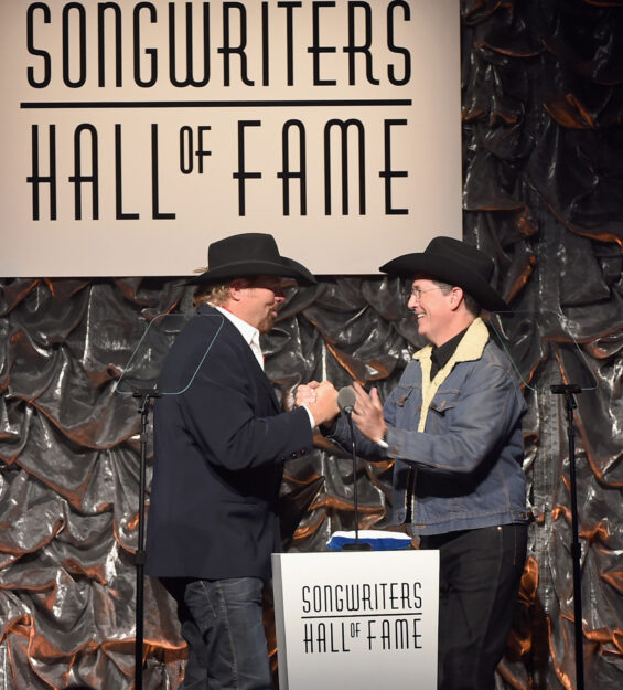Toby Keith Stephen Colbert