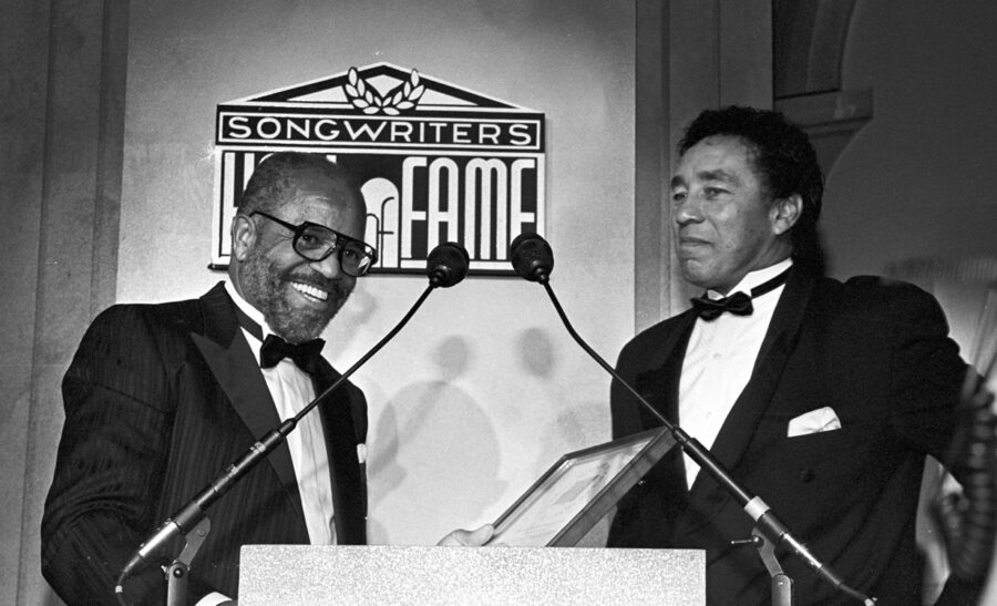 Berry Gordy Smokey Robinson93sm