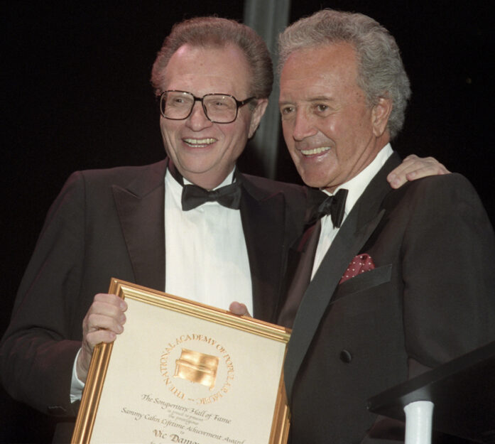 Larry King Vic Damone97sm