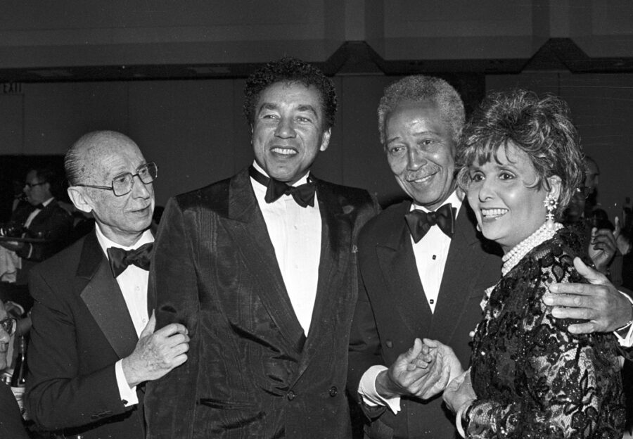 Sammy Cahn Smokey Robinson Mayor David Dinkins Lena Horne90sm