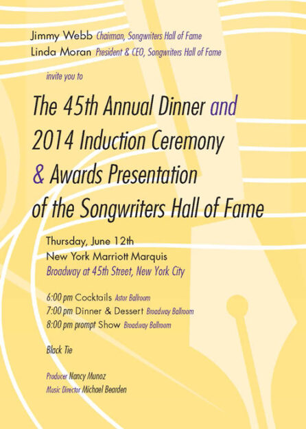 2014 Songwriters Hall of Fame Evite Part2sm