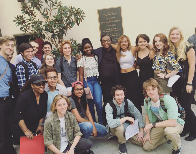 Lamont with students1
